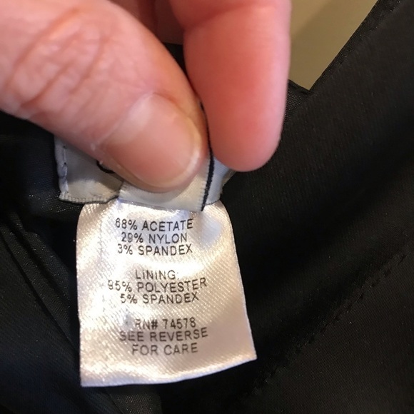 Cache Size 8 Black Cocktail Evening Dress - Picture 7 of 9